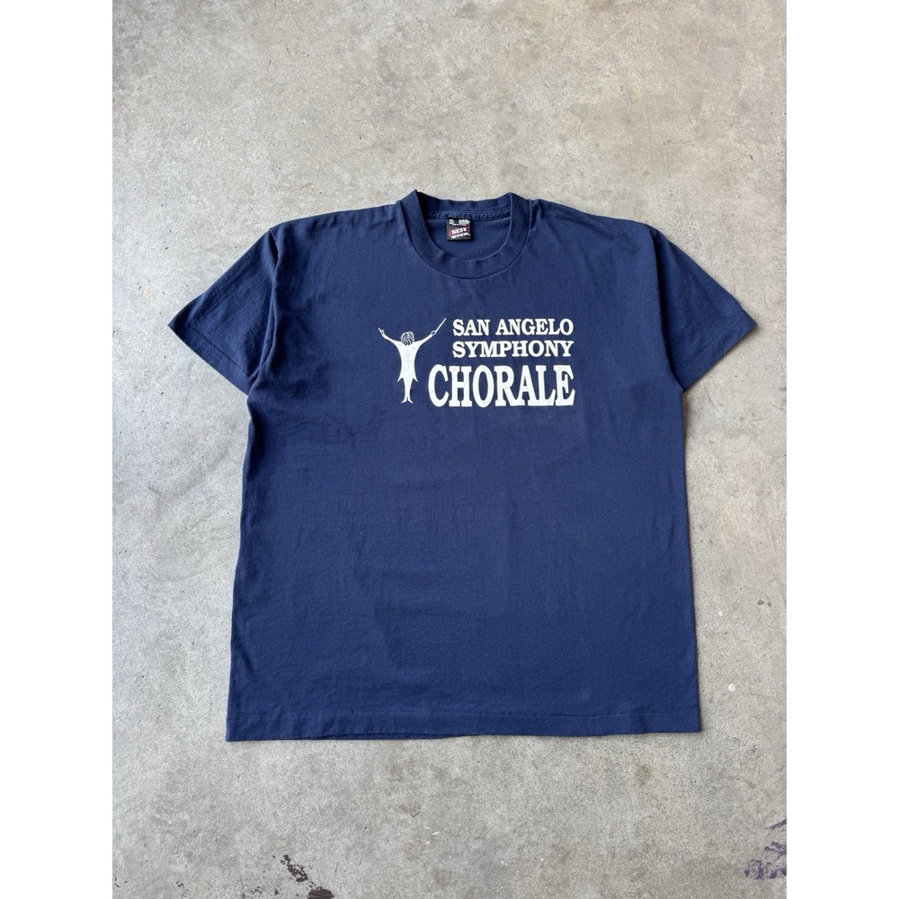 VTG 90s San Angelo Symphony Orchestral Music Chorale T-Shirt XL USA Made
